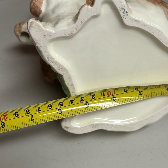 Vintage Fitz and Floyd Ceramic Serving Pitcher Bunnies shaped - Picture 15 of 16